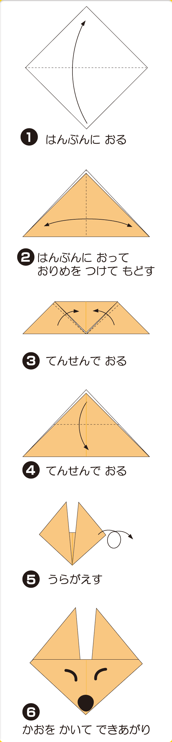 きつねのかお