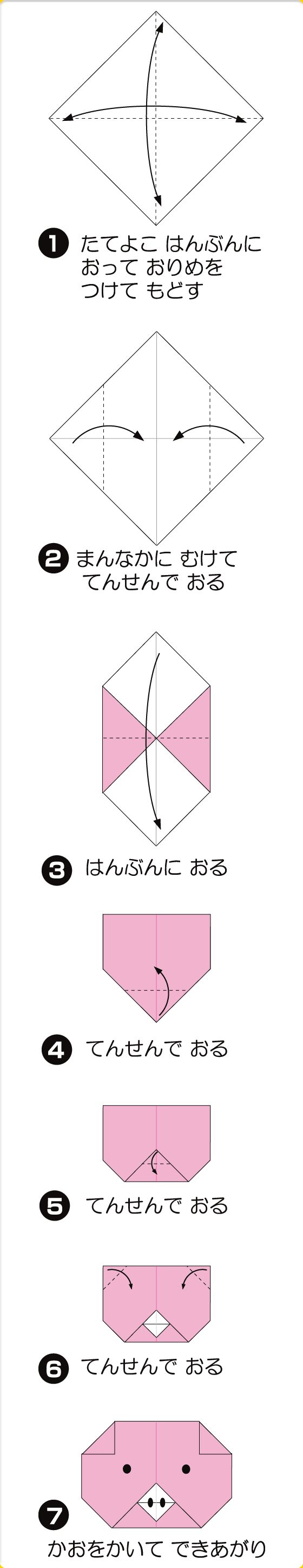 ぶたのかお