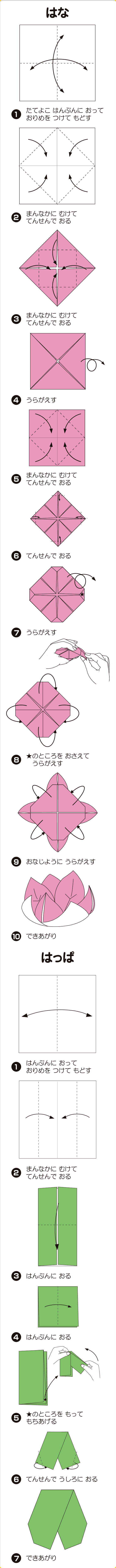 すいれん 花の折り紙