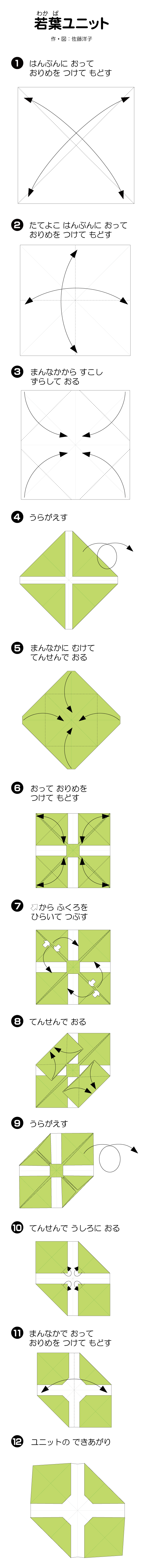 ユニット折り図