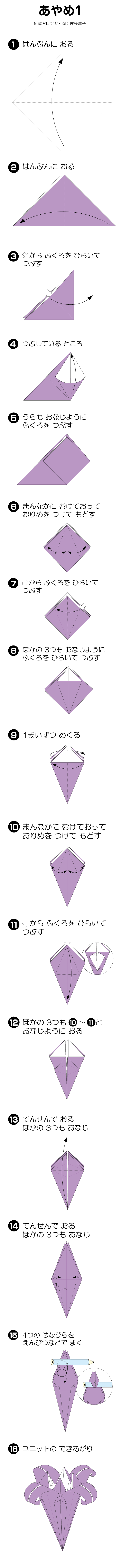 ユニット折り図